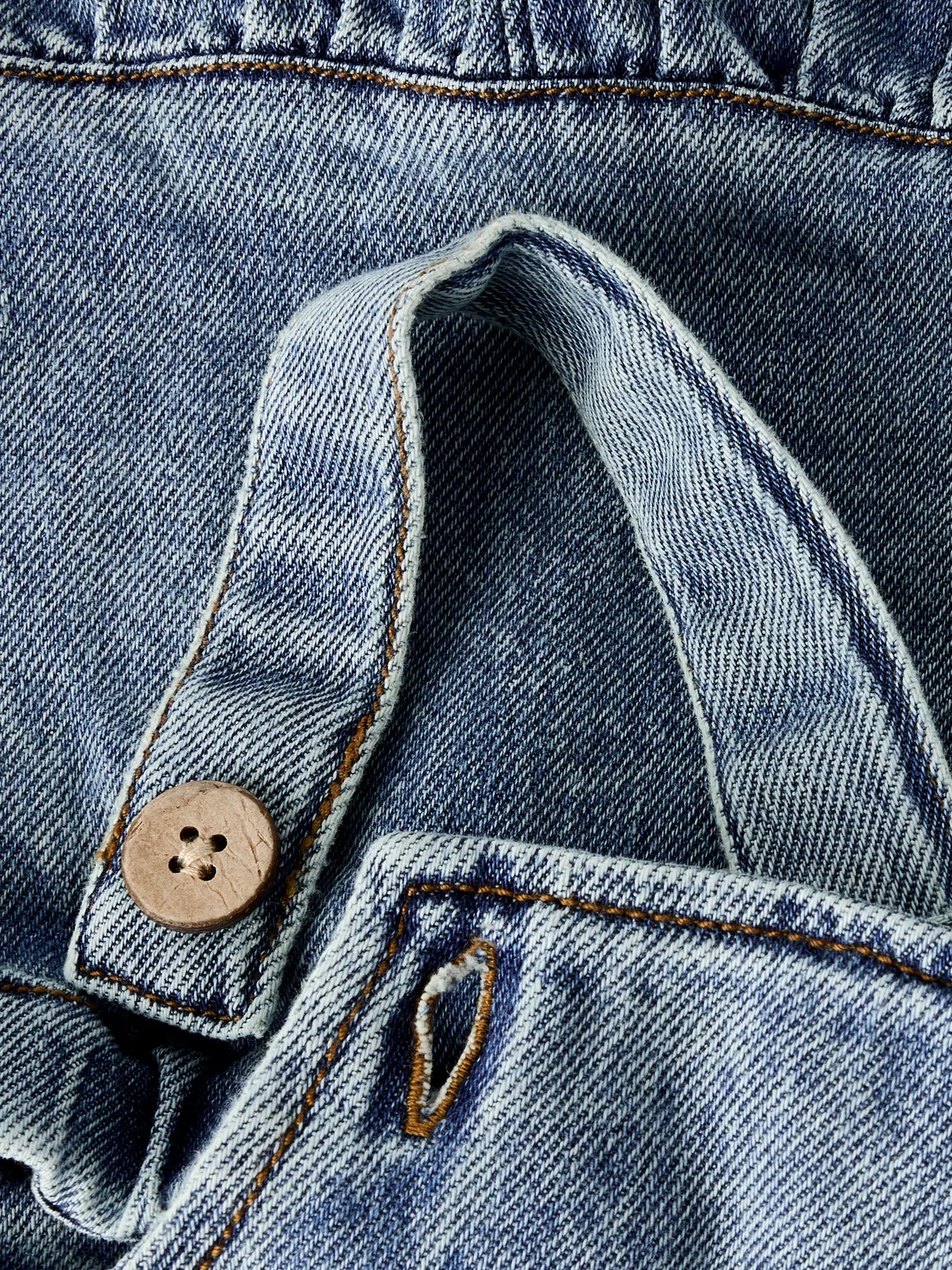 ABITO IN DENIM - NEONATA - COTONE-DENIM - LIL ATELIER 13257569