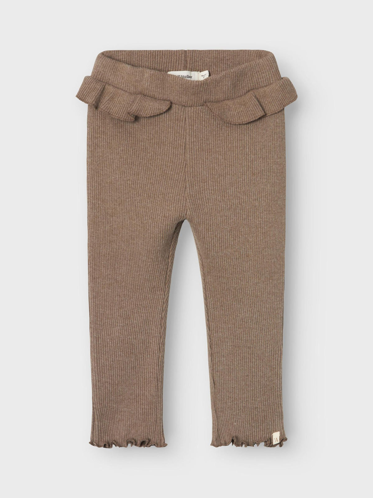 13231374 - Pantalone Morbido Neonata Tortora | Lil Atelier