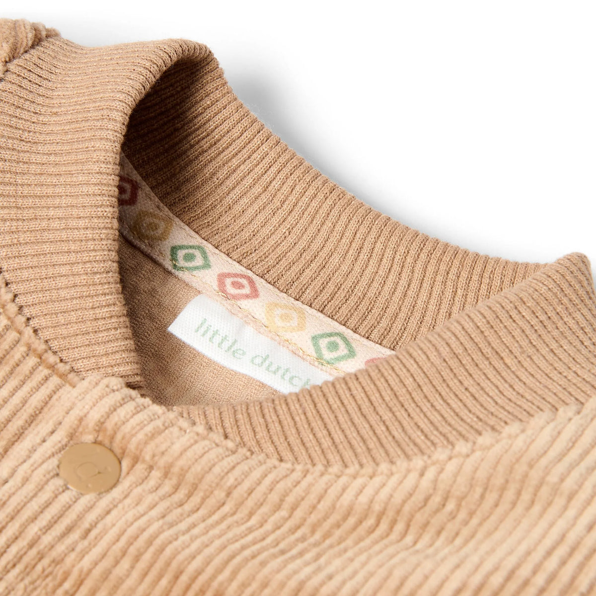 CARDIGAN/GIACCA IN VELLUTO A COSTINE - Neonato - 100% COTONE ORGANICO - LITTLE DUTCH CL26092603