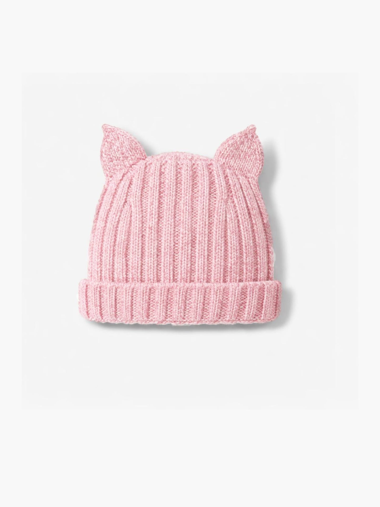 CAPPELLO CUFFIETTA CON ORECCHIETTE - BAMBINO - LANA MERINOS 100% - WEDOBLE I26.08307B