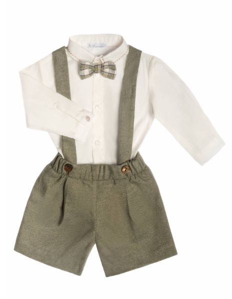COMPLETO ELEGANTE 3 PZ. - Neonato - 100%COTONE - BARCELLINO 135310