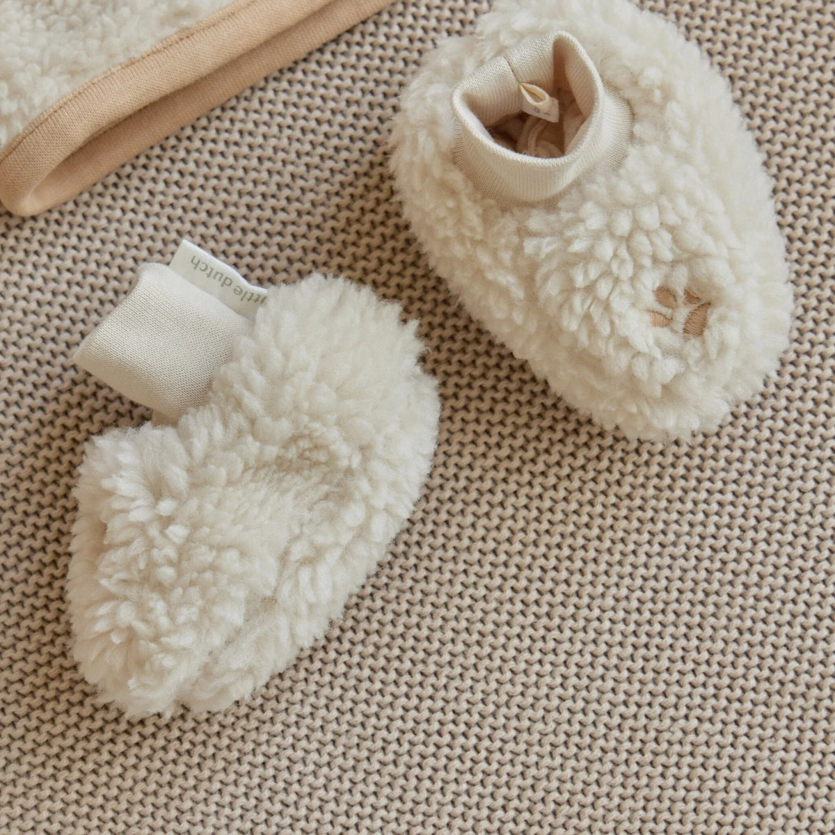 Babbucce teddy in cotone organico - Neonato - 100% COTONE ORGANICO - LITTLE DUTCH CL26099906