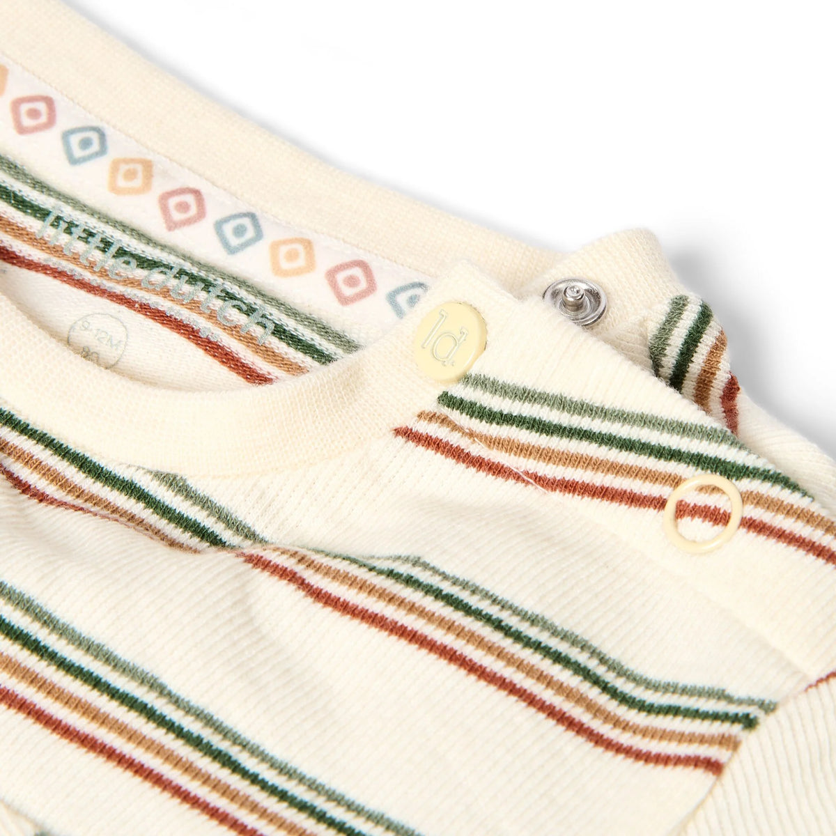 MAGLIA A RIGHE CON TASCHINO - Neonato - 100% COTONE ORGANICO - LITTLE DUTCH CL26091101