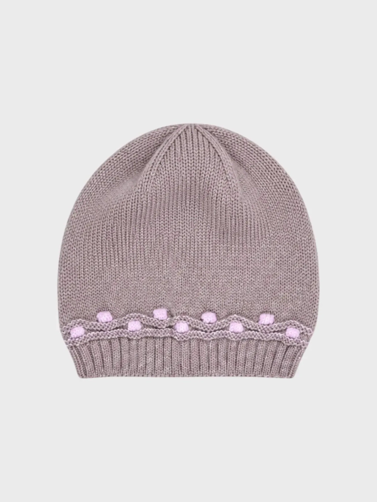 CAPPELLO INTRECCI - NEONATA - LANA 100% - Marlù IS2271BT