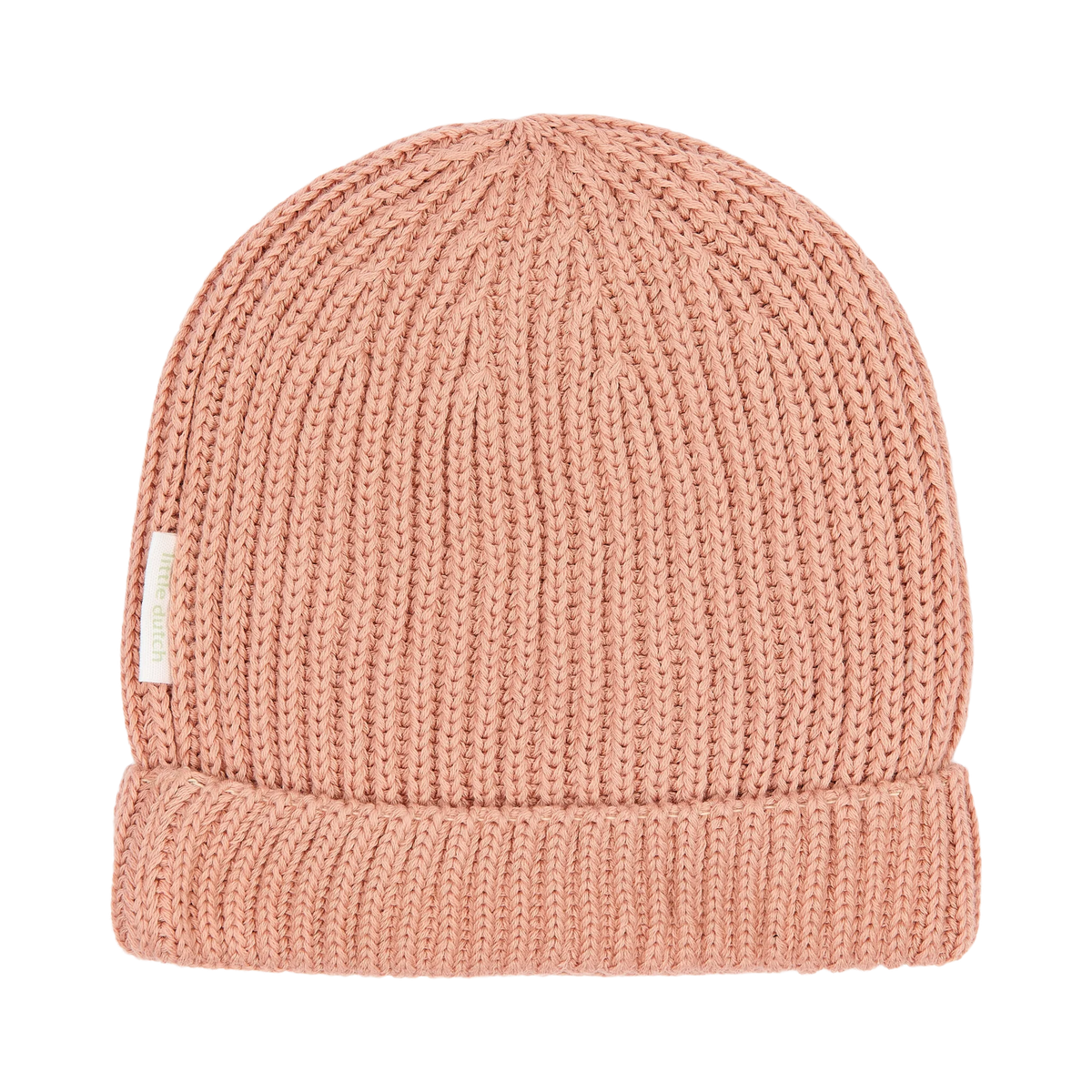 CAPPELLO CON FIORE RICAMATO - NEONATA - 100% COTONE ORGANICO - LITTLE DUTCH CL26099009