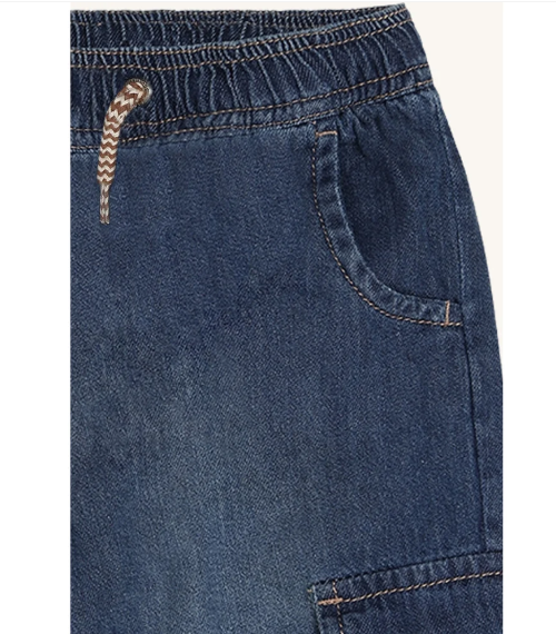 jeans con tasconi - BAMBINO - COTONE DENIM - HUST AND CLAIRE 490016