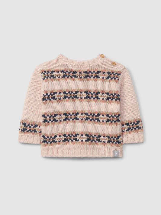 MAGLIONE CON DETTAGLI - BAMBINO - VISCOSA-LANA-CASHMERE - SNUG 934AY6W007140