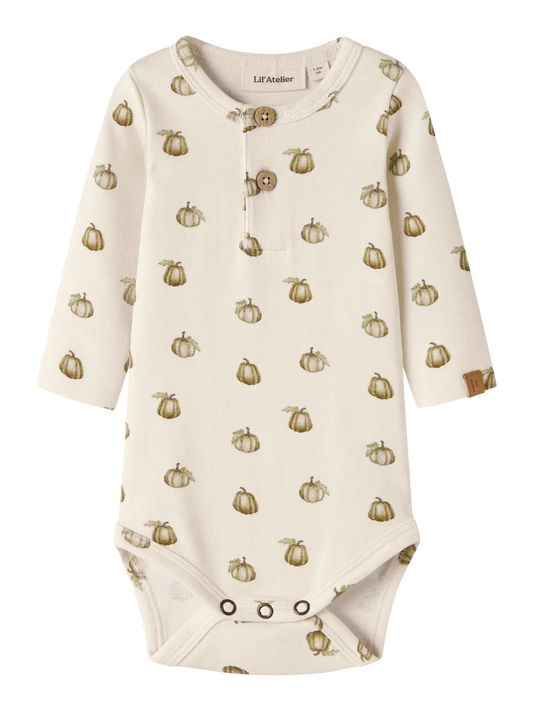 body manica lunga zucche - Neonato - COTONE ORGANICO 100% - LIL ATELIER 13258898