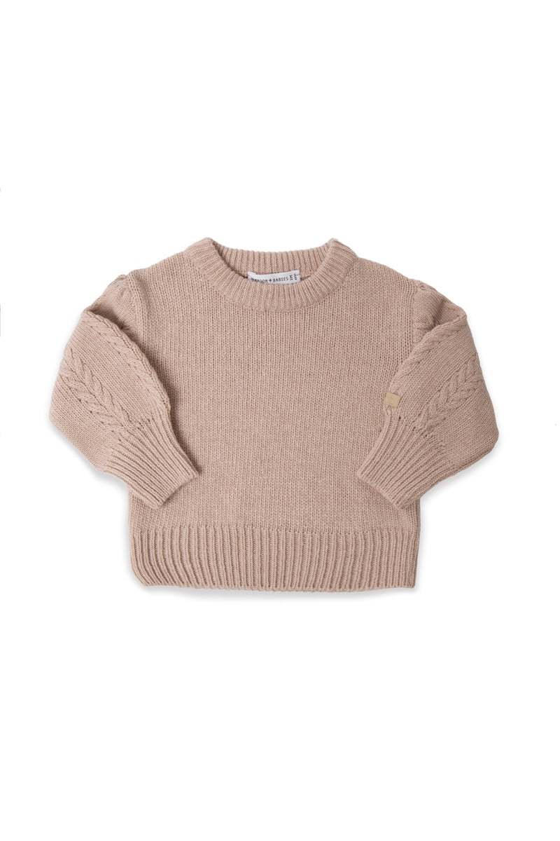 MAGLIONCINO SCOLLO TONDO - NEONATA - BAMBOO - BAMBOOM 1228