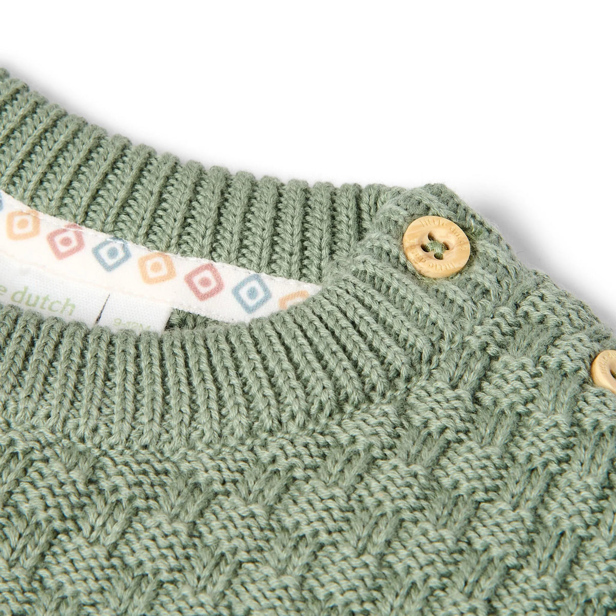 MAGLIONCINO GIROCOLLO - Neonato - 100% COTONE ORGANICO - LITTLE DUTCH CL26092132