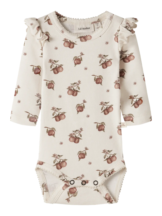 BODY MANICA LUNGA - NEONATA - 100%COTONE - LIL ATELIER 13257160