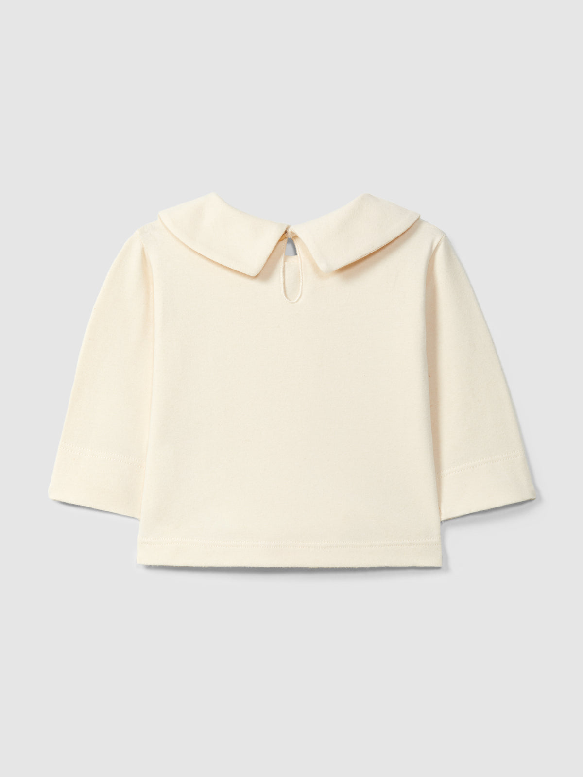 MAGLIA CON COLLO RICAMATO - BAMBINA - 100% cotone - SNUG 934BB6W013G53