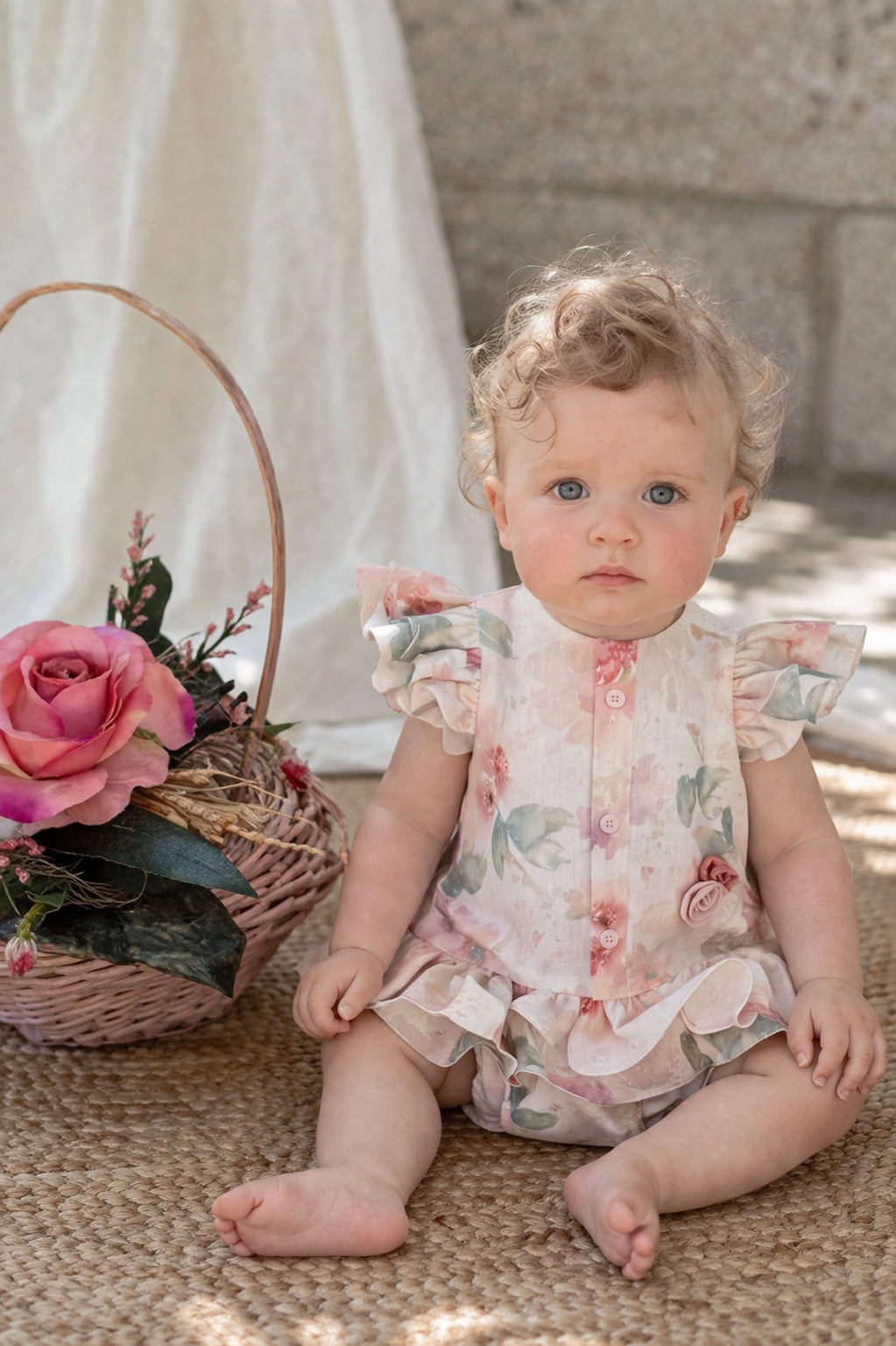 VESTINETTA ROSE CON CULOTTE Marlù