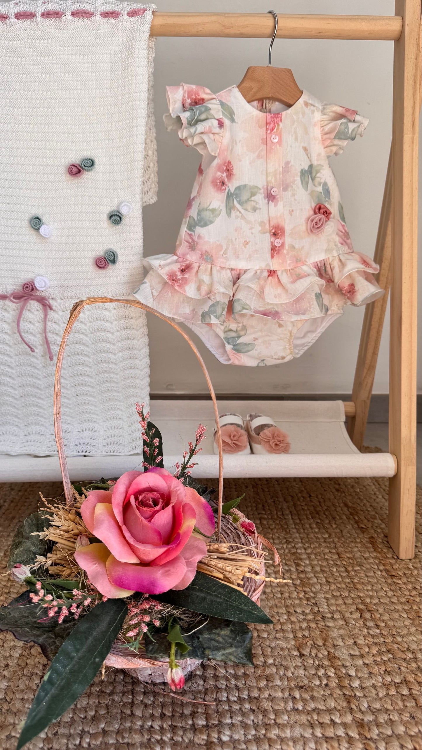 VESTINETTA ROSE CON CULOTTE Marlù