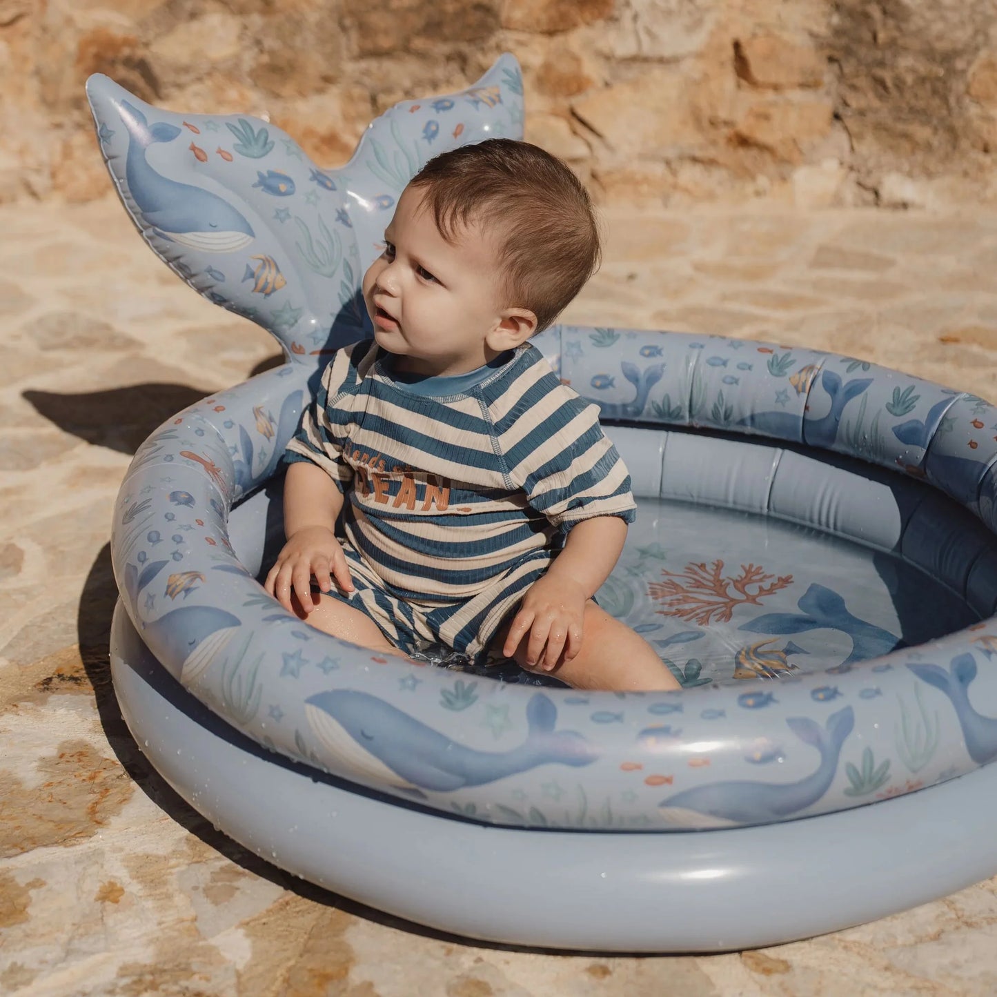 CL26030210 - TUTA MARE CORTA RIGHE - LITTLE DUTCH