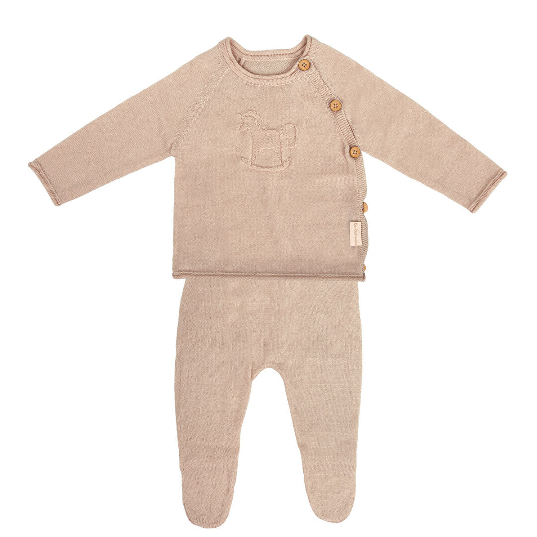 SET NASCITA 2 PZ KNITTED - Neonato - 50% BAMBOO-50%COTONE ORGANICO - Bimbidreams SJPJUL00