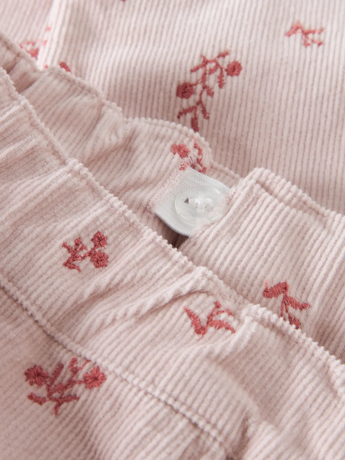 PANTALONE DRITTO CON RICAMO - BAMBINA - VELLUTO A COSTINE - LIL ATELIER 13259137