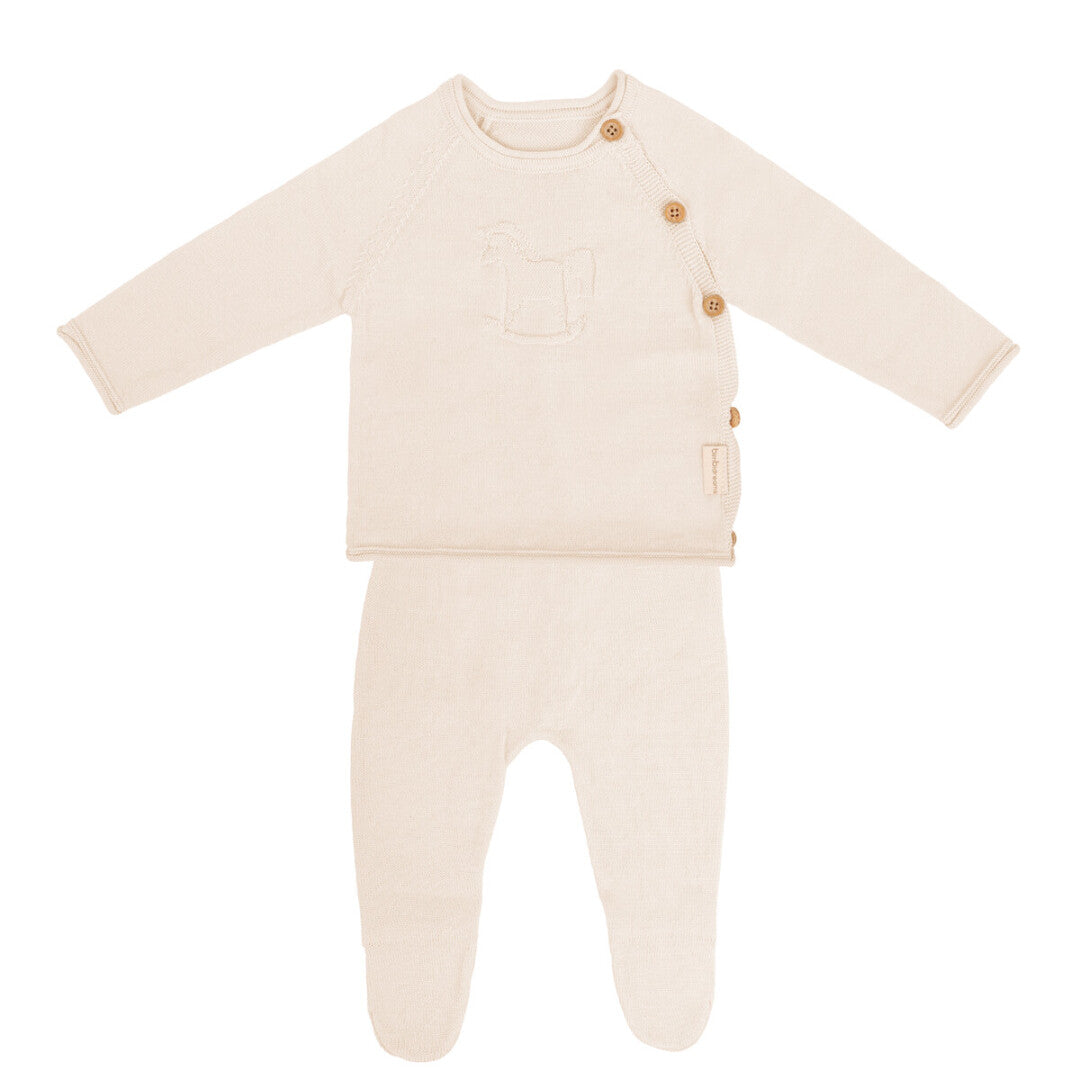 SET NASCITA 2 PZ KNITTED - Neonato - 50% BAMBOO-50%COTONE ORGANICO - Bimbidreams SJPJUL00