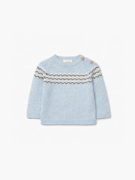 maglione girocollo - BAMBINO - LANA MERINOS 100% - WEDOBLE I26.07301C