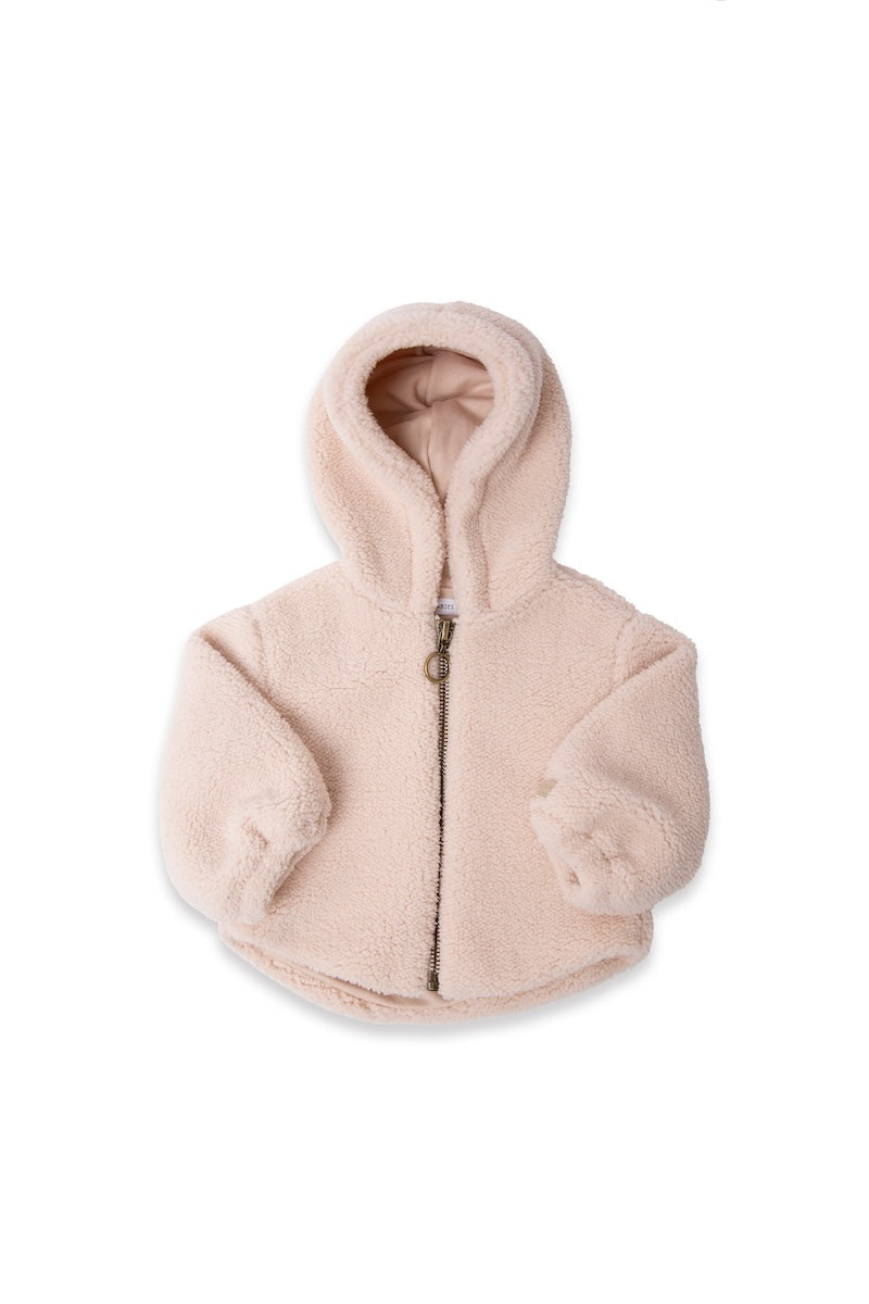 GIACCA TEDDY CON ZIP - Neonato - 100% POLIESTERE RECICLATO - BAMBOOM 1271TE