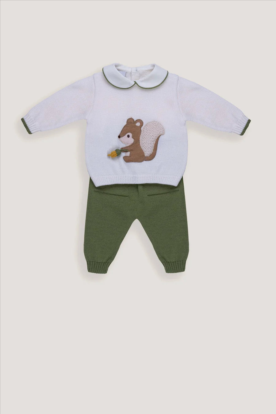 TUTINA 2 PZ SCOIATTOLO - Neonato - LANA 100% - Marlù IS6450