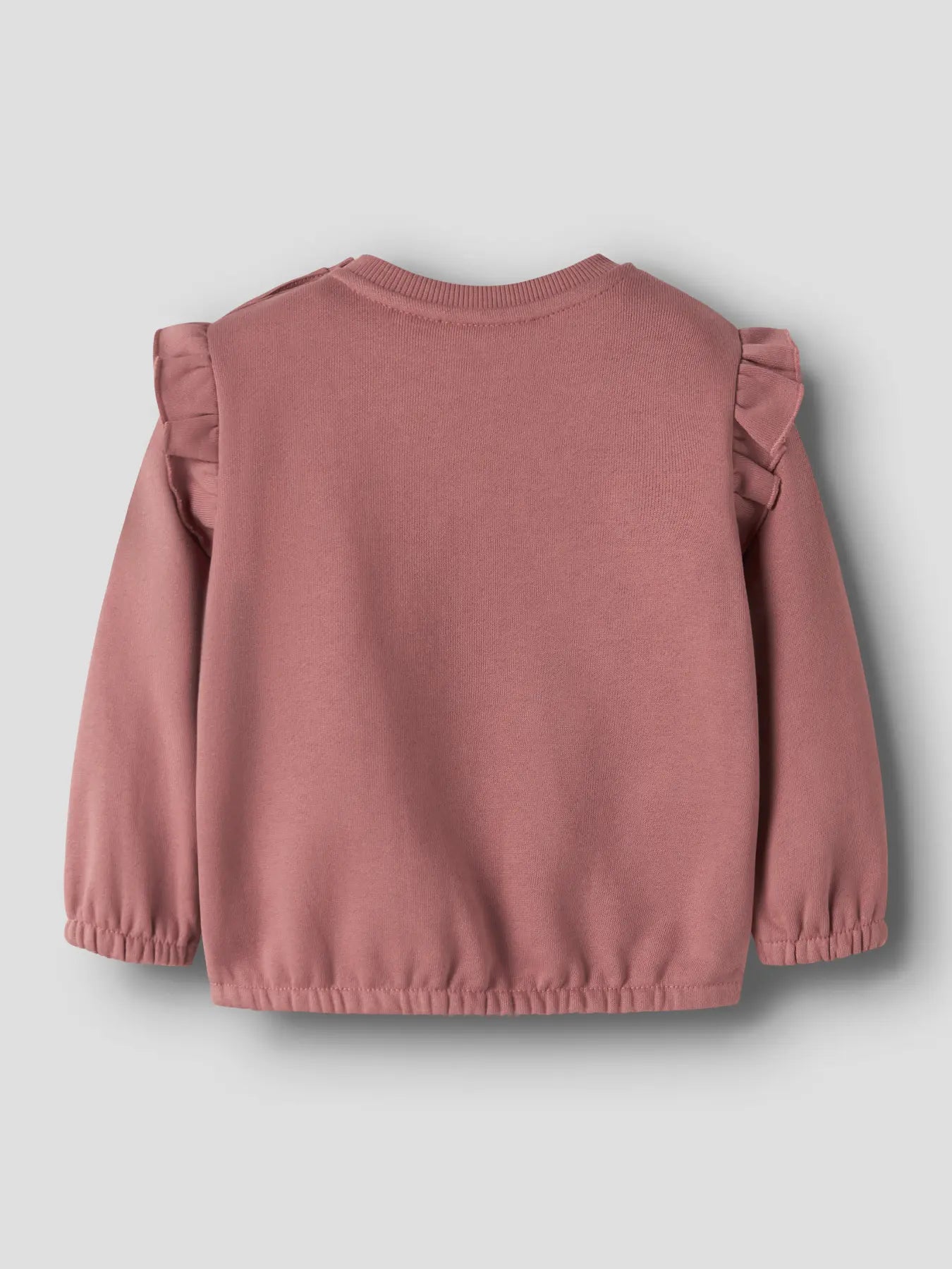FELPA CON ROUGES SULLA SPALLA - NEONATA - COTONE ORGANICO 100% - LIL ATELIER 13263518