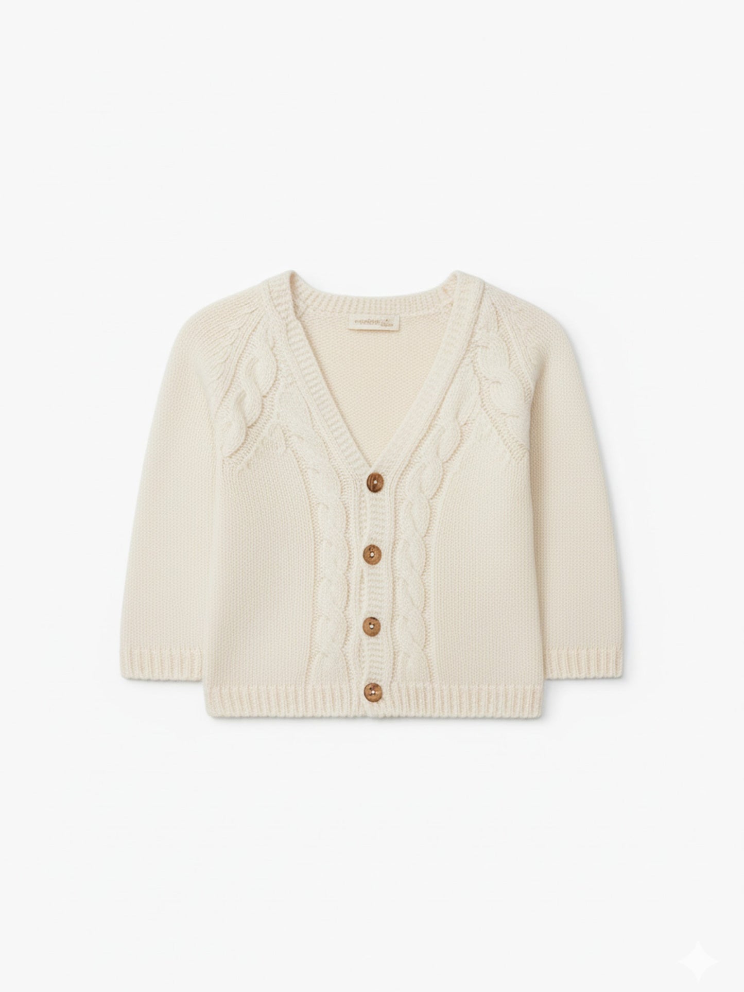CARDIGAN CON BOTTONCINI - BAMBINO - LANA MERINOS 100% - WEDOBLE I26.05308D