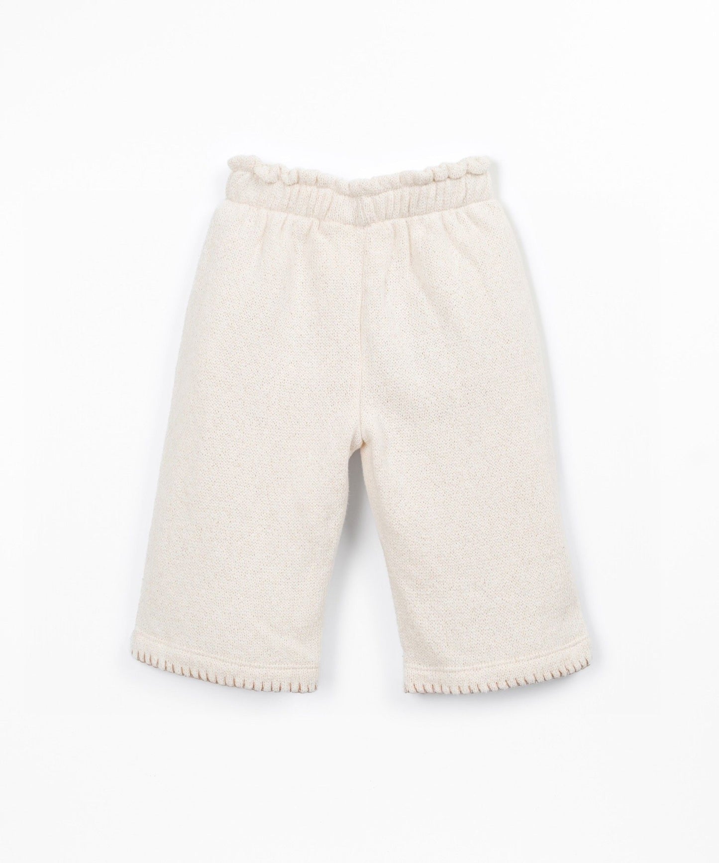 PANTALONI LUNGHI IN MAGLIA - NEONATA - COTONE ORGANICO 100% - PLAY UP 2AT11602
