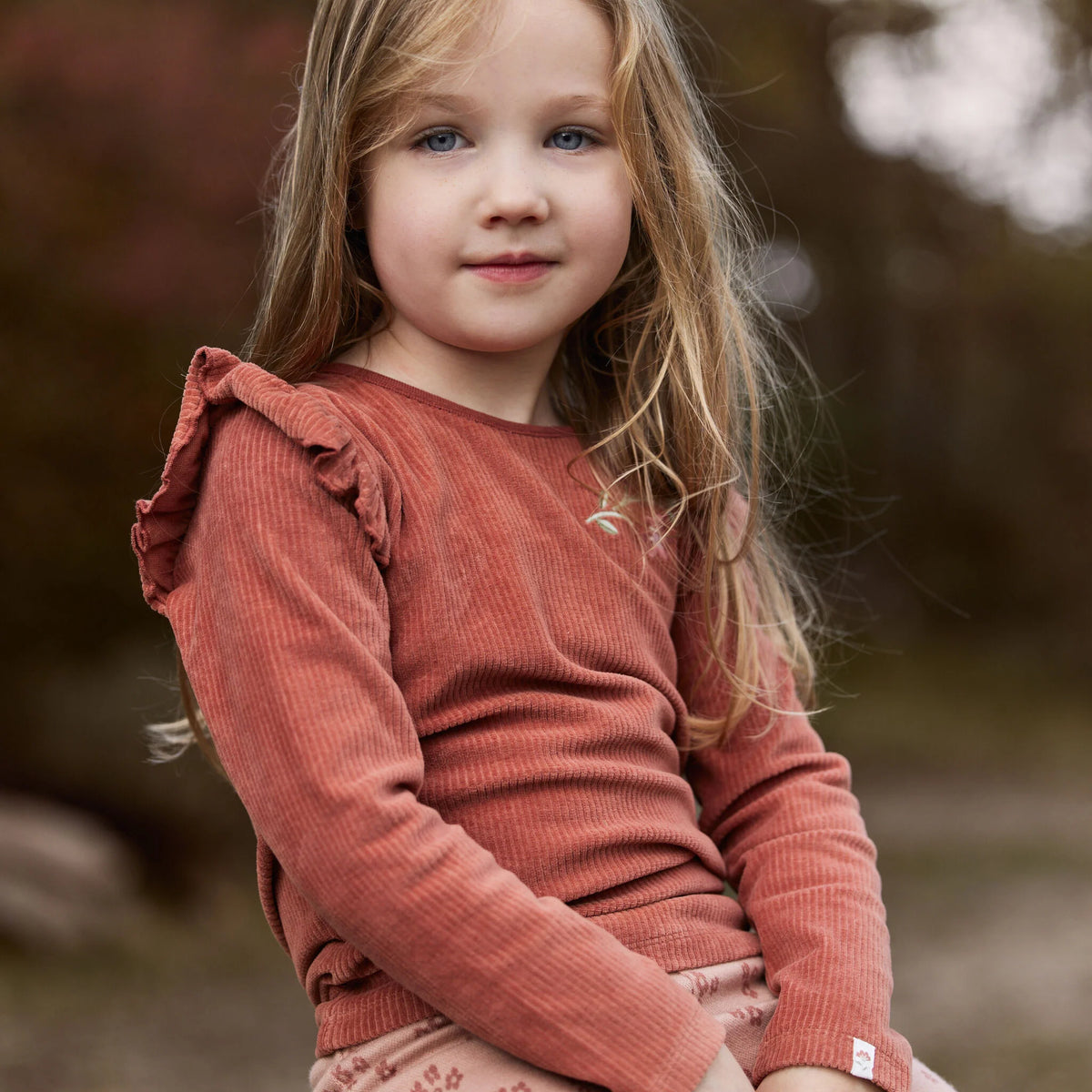 MAGLIA A COSTINE VELLUTO CON ROUGES - NEONATA - 100% COTONE ORGANICO - LITTLE DUTCH CL26091013