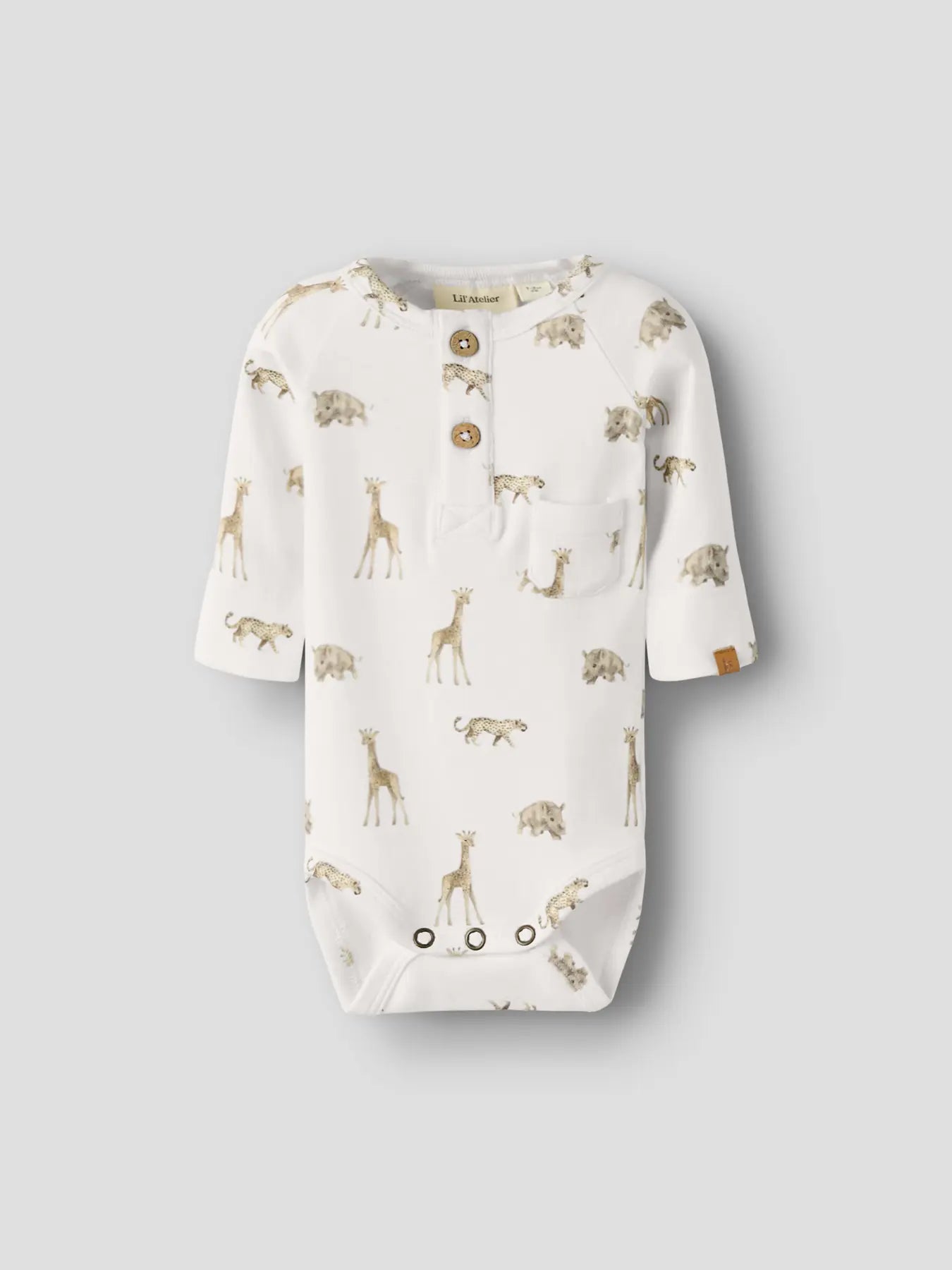 BODY MANICA LUNGA - Neonato - COTONE 100% - LIL ATELIER 13255522
