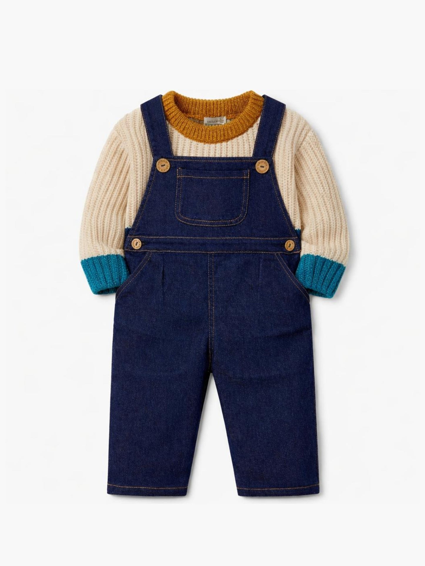 MAGLIONCINO GIROCOLLO - BAMBINO - LANA MERINOS 100% - WEDOBLE I26.09301E
