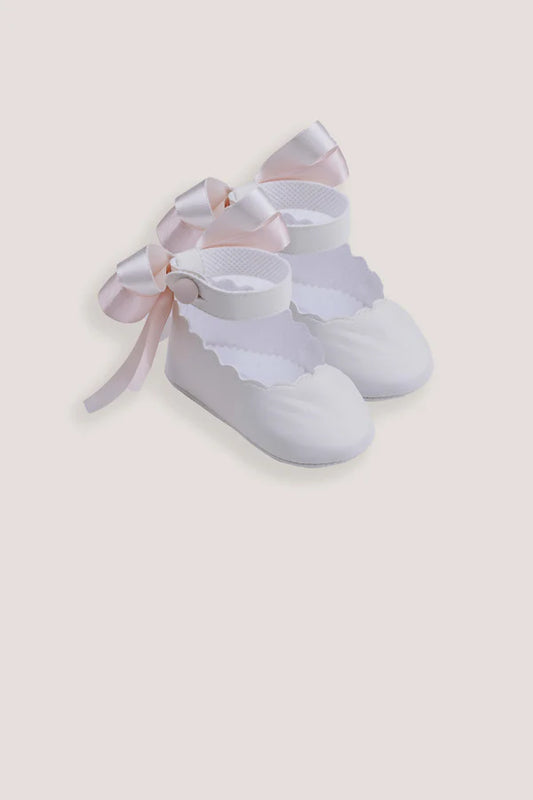 SCARPINA ELEGANTE - NEONATA - ECOPELLE - Marlù EV304SC