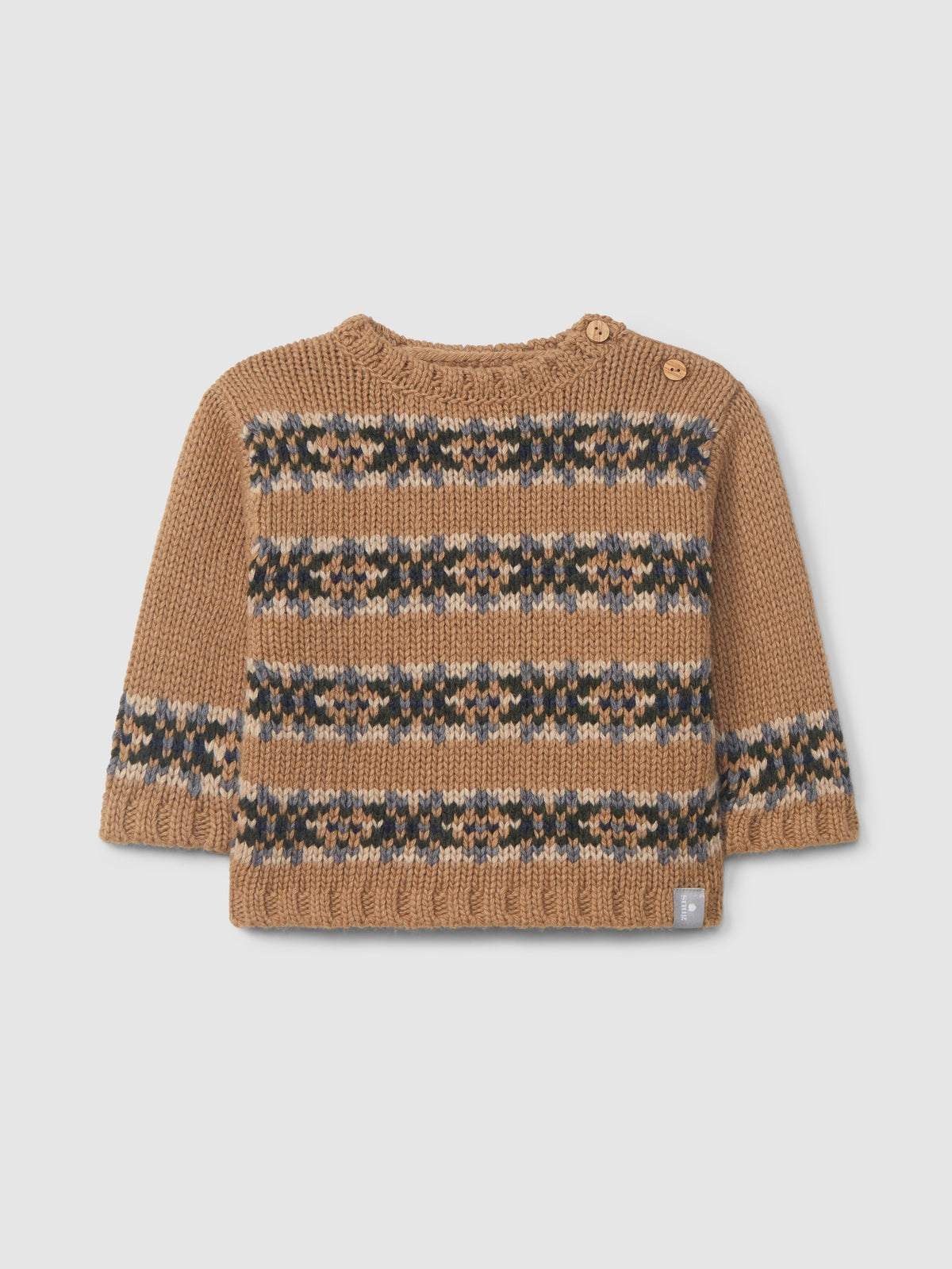 MAGLIONE CON DETTAGLI - BAMBINO - VISCOSA-LANA-CASHMERE - SNUG 934AY6W007140