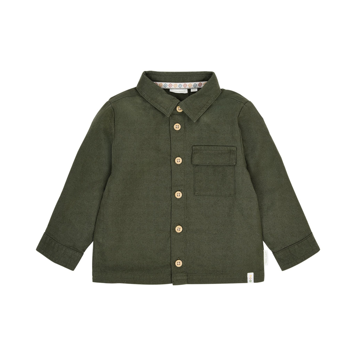 CAMICIA CON PARTICOLARE RETRO - Neonato - 100% COTONE ORGANICO - LITTLE DUTCH CL26091603