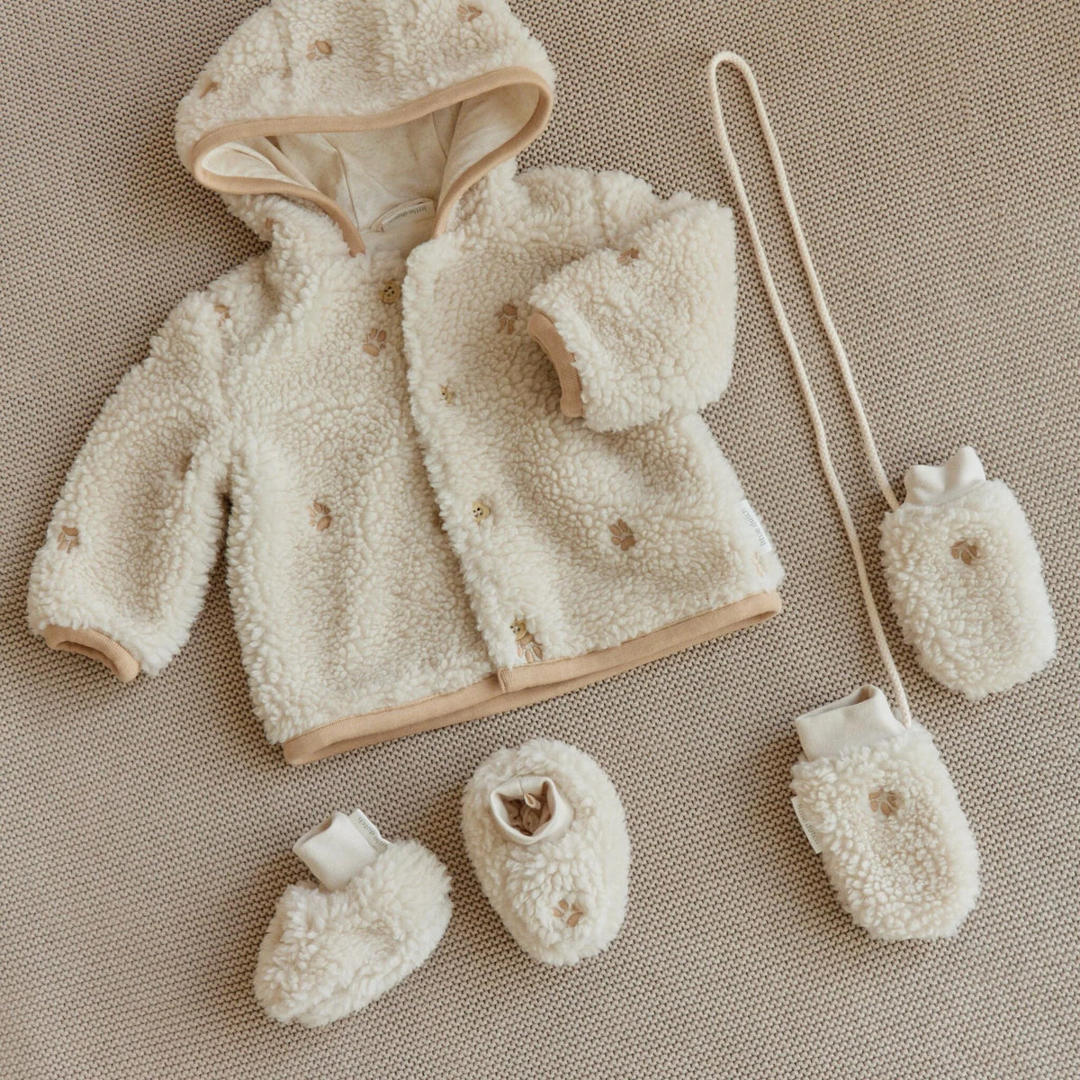 Babbucce teddy in cotone organico - Neonato - 100% COTONE ORGANICO - LITTLE DUTCH CL26099906