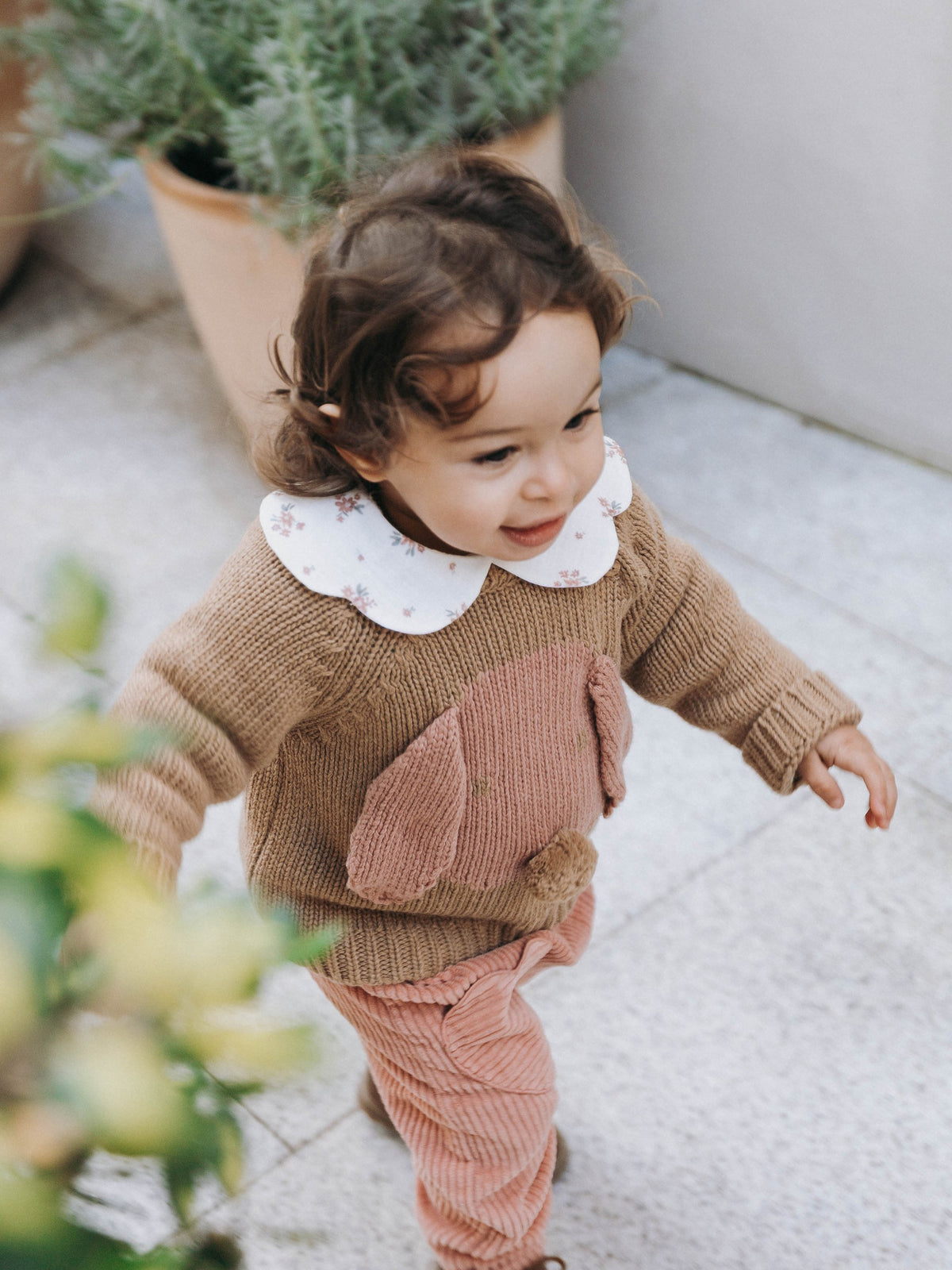 MAGLIONCINO ORECCHIE - BAMBINO - lana-viscosa-cashmere - SNUG 934AY6W005140