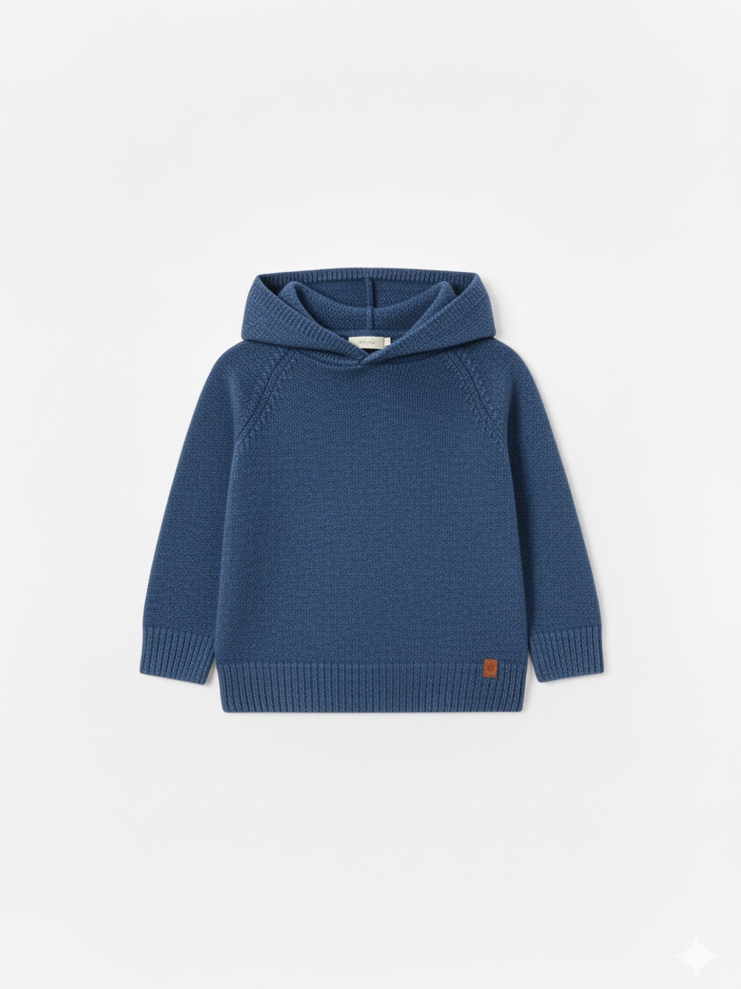 MAGLIONCINO CON CAPPUCCIO - BAMBINO - LANA MERINOS 100% - WEDOBLE I26.09301B