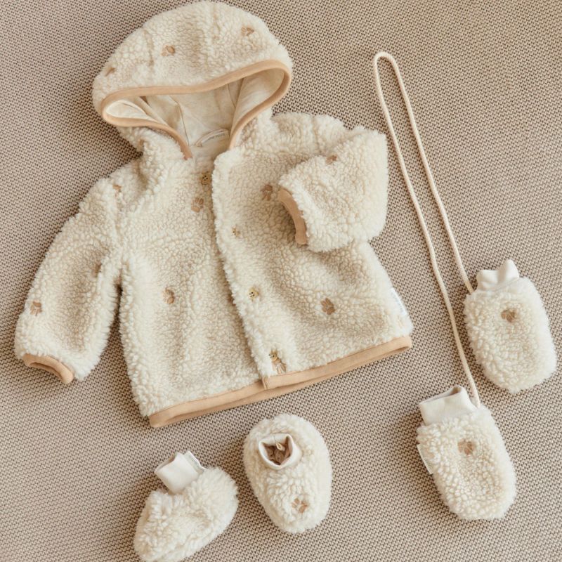cappotto teddy con cappuccio - Neonato - 100% COTONE ORGANICO - LITTLE DUTCH CL26092905