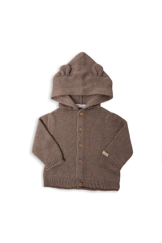 CARDIGAN CON CAPPUCCIO E BOTTONI - Neonato - BAMBOO - BAMBOOM 1265