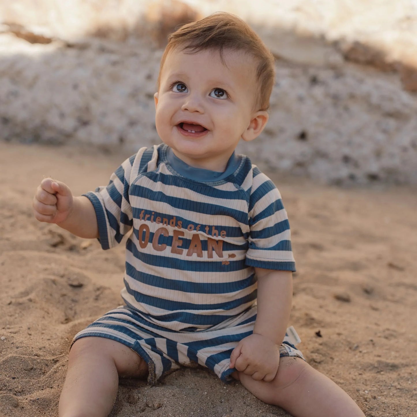 CL26030210 - TUTA MARE CORTA RIGHE - LITTLE DUTCH