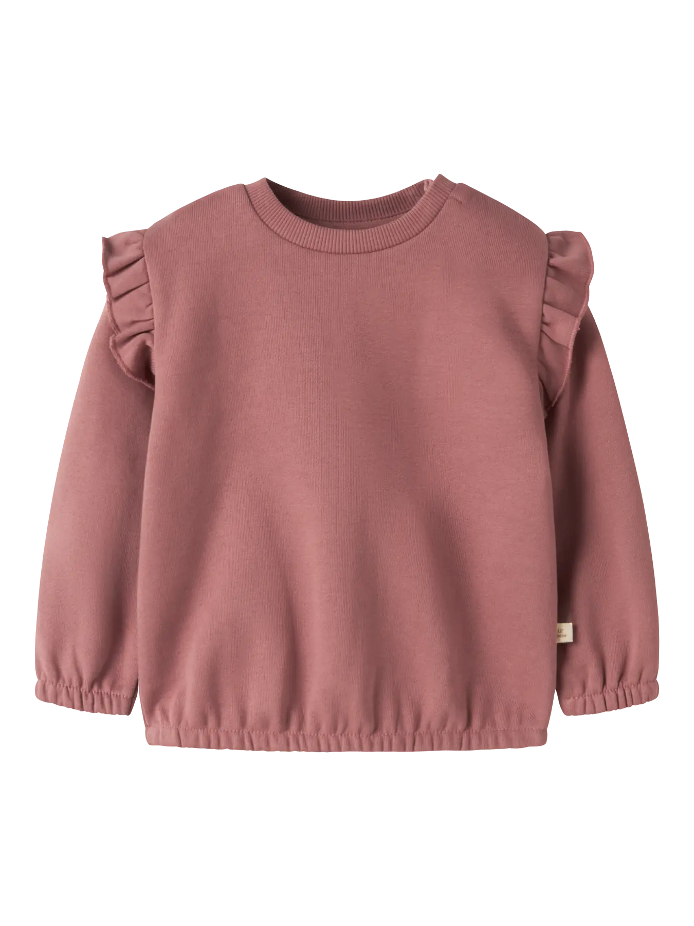 FELPA CON ROUGES SULLA SPALLA - NEONATA - COTONE ORGANICO 100% - LIL ATELIER 13263518