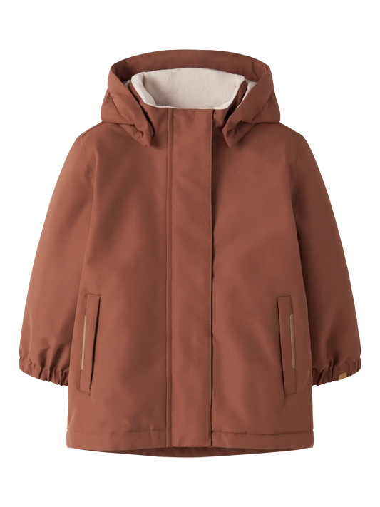cappotto tecnico con cappuccio - BAMBINA -  - LIL ATELIER 13244289/A