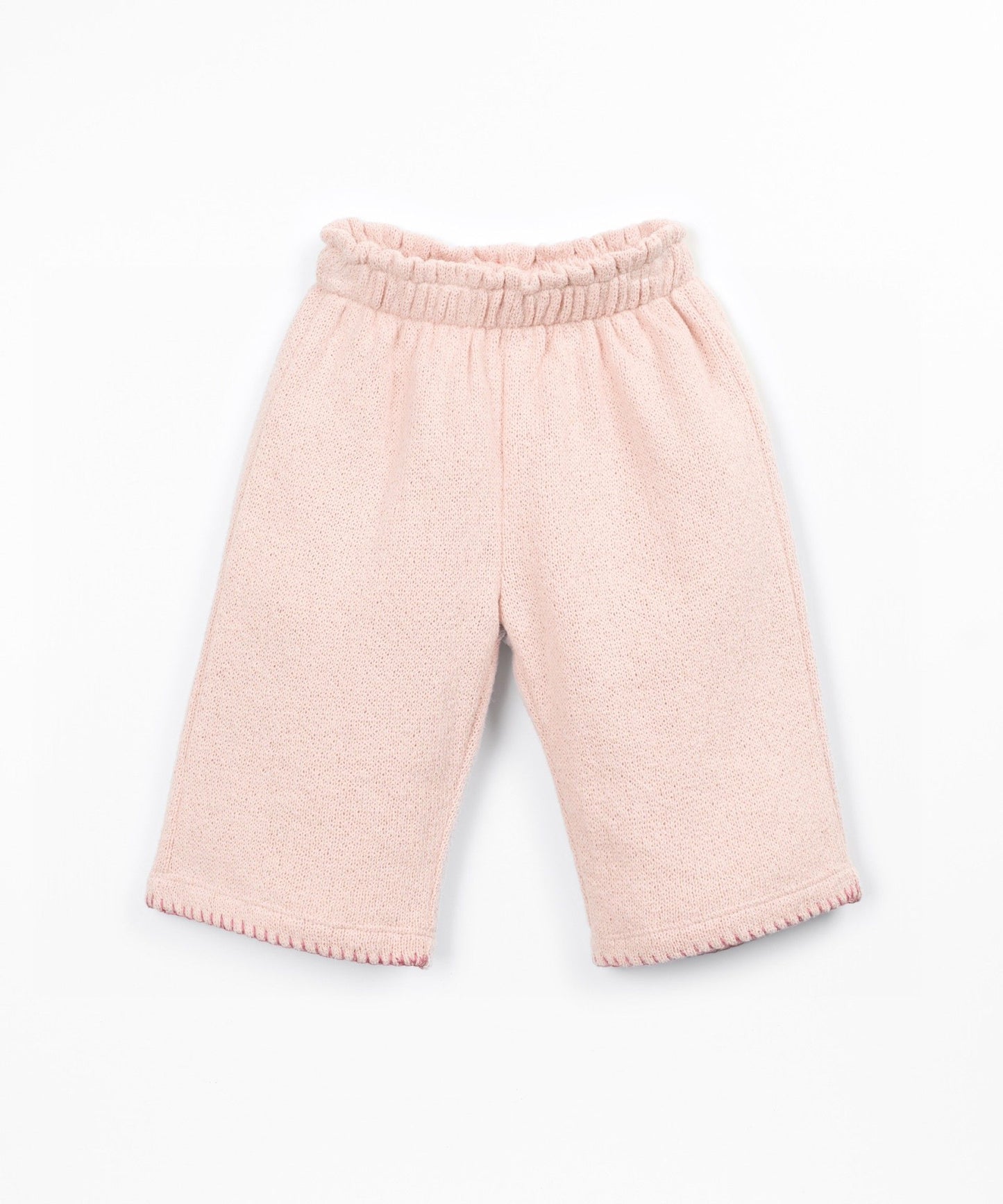 PANTALONI LUNGHI IN MAGLIA - NEONATA - COTONE ORGANICO 100% - PLAY UP 2AT11602