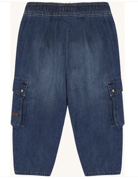 jeans con tasconi - BAMBINO - COTONE DENIM - HUST AND CLAIRE 490016