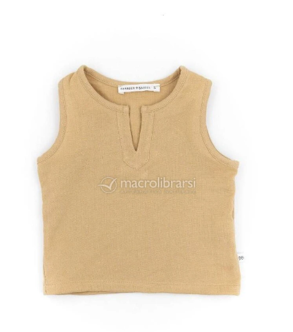 maglia smanicata - Neonato - BAMBOO-VISCOSA - BAMBOOM 443