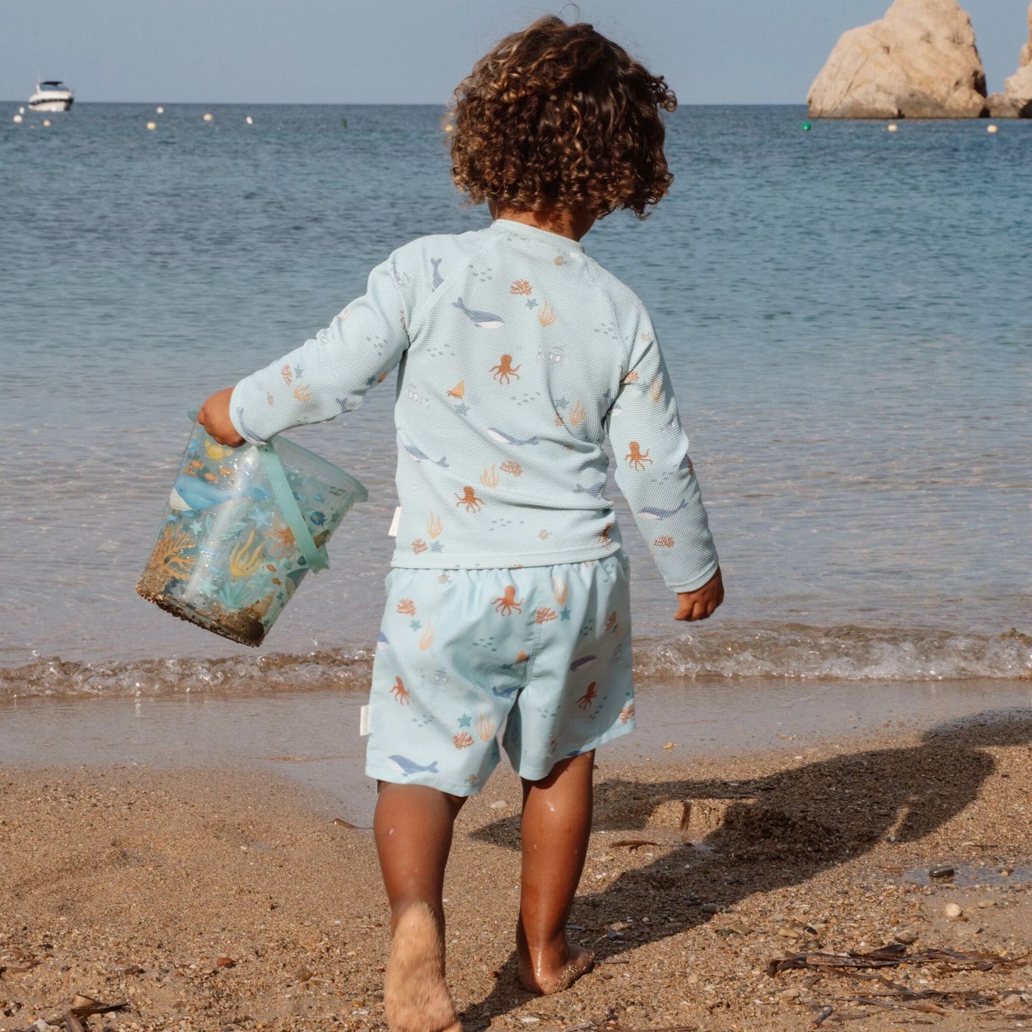 CL26030306 - MAGLIA LUNGA MARE FANTASIA CON ZIP - LITTLE DUTCH