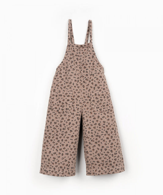 SALOPETTE IN DENIM LUNGA - BAMBINA - COTONE-DENIM - PLAY UP 4AT11501