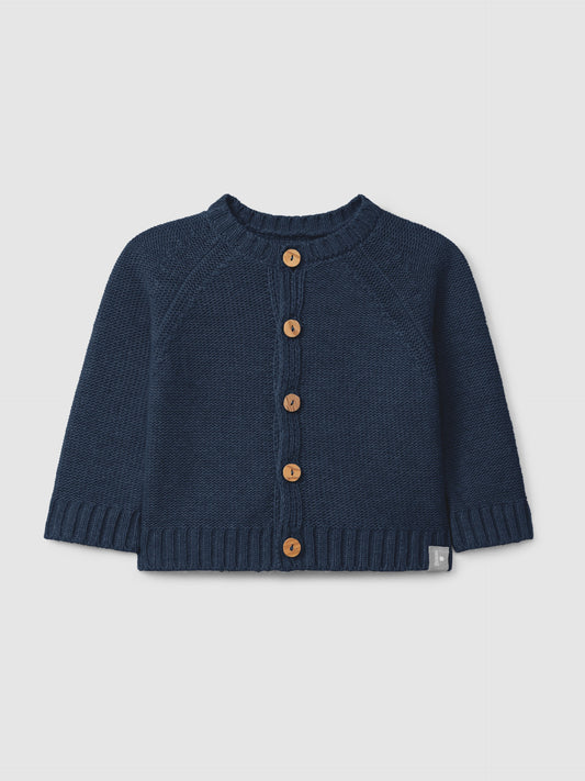 CARDIGAN CON BOTTONCINI LEGNO - Neonato - lana-viscosa-cashmere - SNUG 934AR6W003140