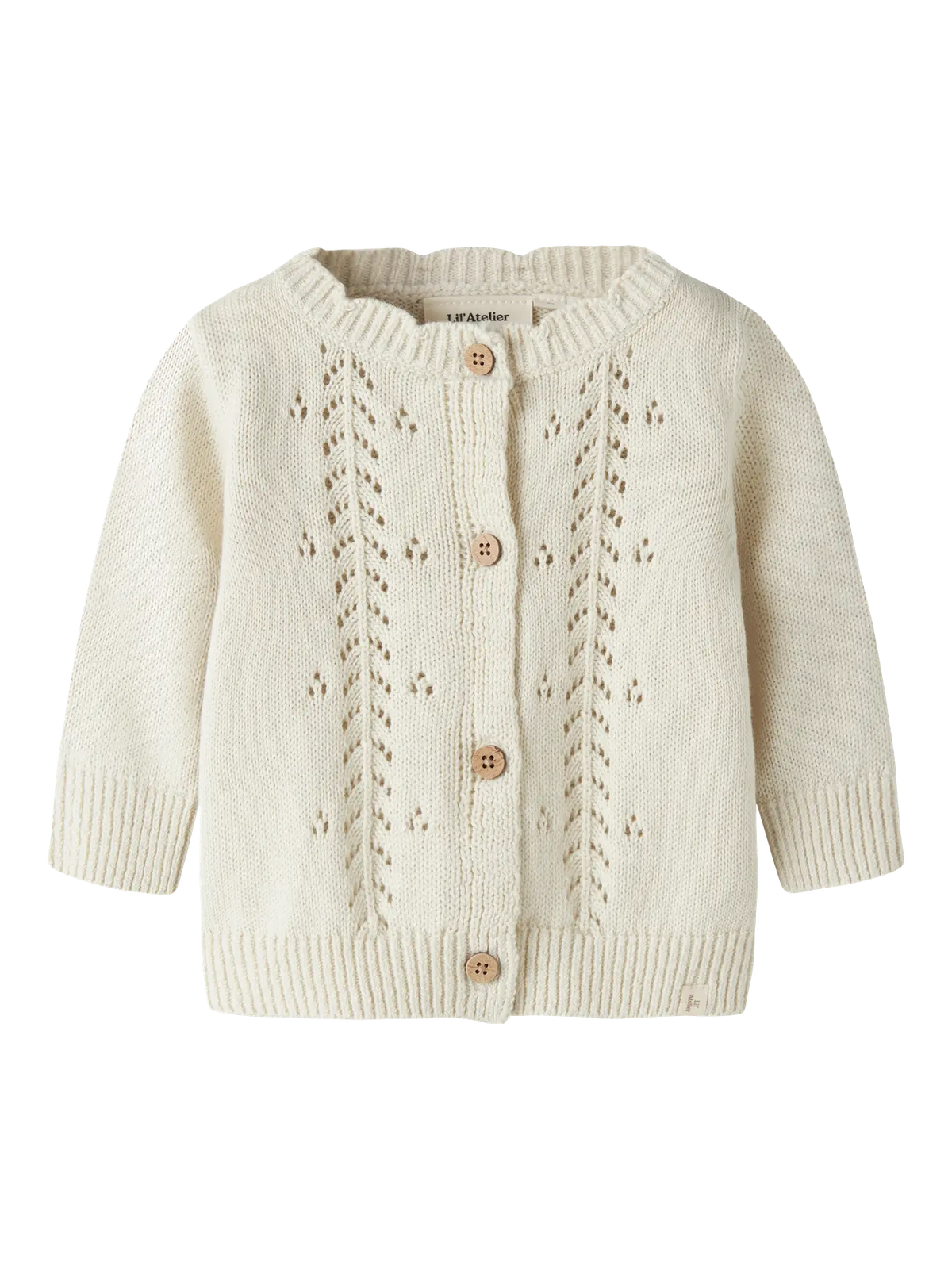 CARDIGAN IN MAGLIA CON BOTTONI - NEONATA - 100% cotone - LIL ATELIER 13259037