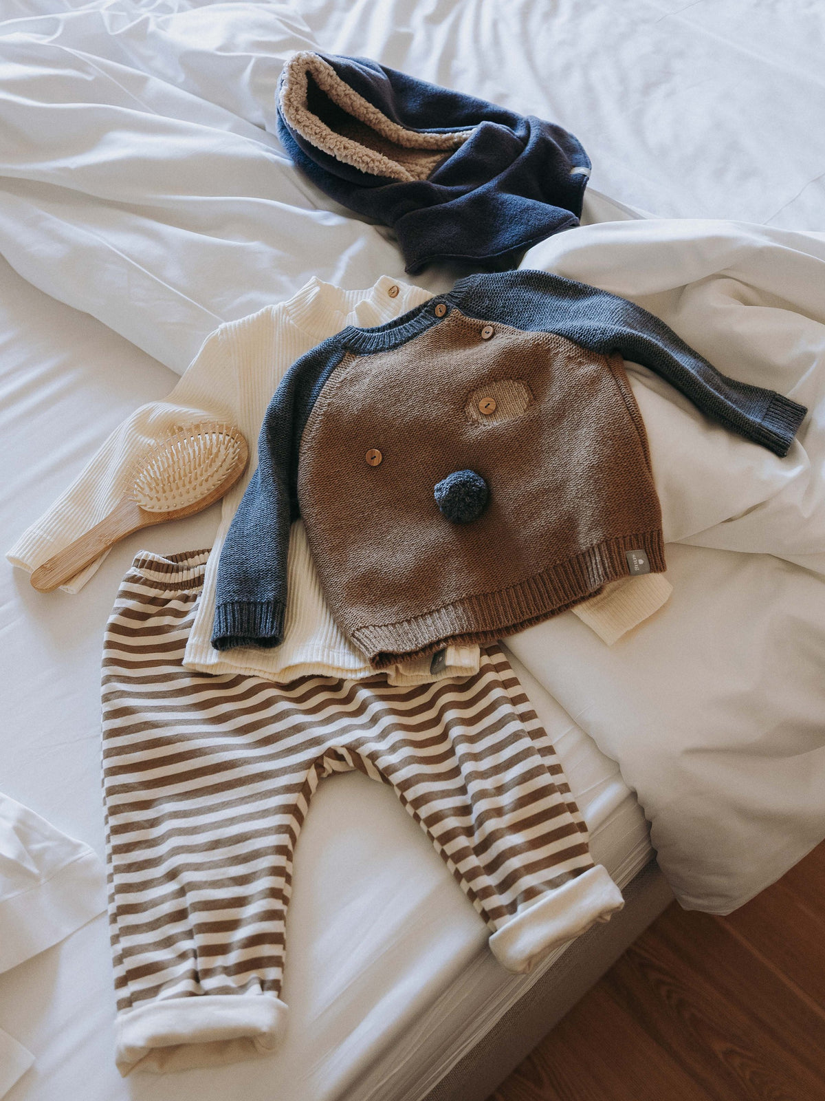 MAGLIONCINO BICOLOR - BAMBINO - VISCOSA-LANA-CASHMERE - SNUG 934AY6W006140